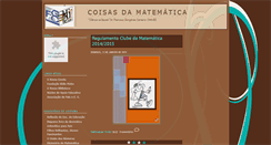 Desktop Screenshot of coisasdamatematica.blogspot.com