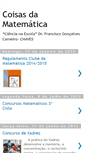 Mobile Screenshot of coisasdamatematica.blogspot.com