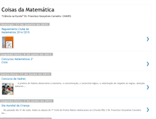 Tablet Screenshot of coisasdamatematica.blogspot.com