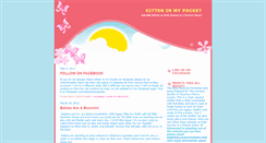 Desktop Screenshot of kitteninmypocket.blogspot.com