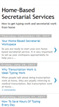 Mobile Screenshot of home-based-secretarial-services.blogspot.com