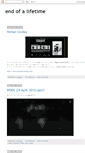 Mobile Screenshot of endofalifetime.blogspot.com