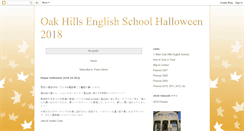 Desktop Screenshot of oakhillsenglishschoolhalloween.blogspot.com