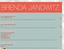 Tablet Screenshot of brendajanowitz.blogspot.com