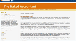 Desktop Screenshot of nakedaccountant.blogspot.com