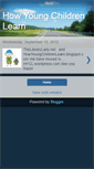 Mobile Screenshot of howyoungchildrenlearn.blogspot.com