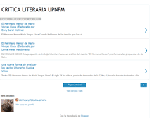 Tablet Screenshot of criticaliterariaupnfm.blogspot.com