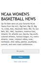 Mobile Screenshot of ncaawomensbasketballnewsclearinghouse.blogspot.com