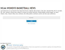 Tablet Screenshot of ncaawomensbasketballnewsclearinghouse.blogspot.com