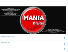 Tablet Screenshot of maniadigitaleventos.blogspot.com