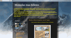 Desktop Screenshot of monedasmasbilletes.blogspot.com