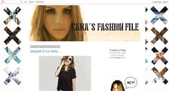 Desktop Screenshot of carasfashionfile.blogspot.com