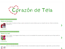 Tablet Screenshot of corazondetela.blogspot.com