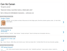 Tablet Screenshot of canilecananlar.blogspot.com