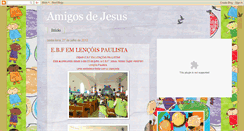 Desktop Screenshot of amigosdejesusbauru.blogspot.com