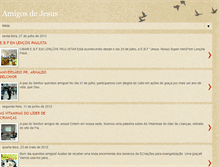 Tablet Screenshot of amigosdejesusbauru.blogspot.com