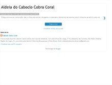 Tablet Screenshot of caboclocobracoral.blogspot.com
