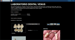 Desktop Screenshot of laboratoriodentalvenus.blogspot.com