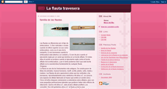 Desktop Screenshot of laflautatravesera.blogspot.com