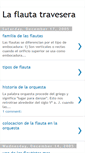 Mobile Screenshot of laflautatravesera.blogspot.com