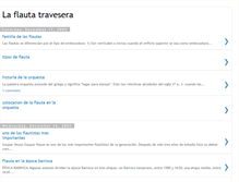 Tablet Screenshot of laflautatravesera.blogspot.com