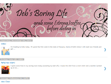 Tablet Screenshot of debsboringlife.blogspot.com