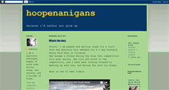 Desktop Screenshot of hoopenanigans.blogspot.com