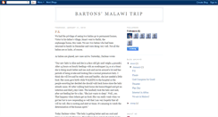 Desktop Screenshot of bartons-malawi-trip.blogspot.com