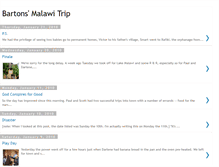 Tablet Screenshot of bartons-malawi-trip.blogspot.com