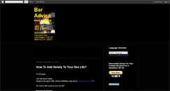 Desktop Screenshot of bar-advice.blogspot.com