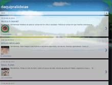 Tablet Screenshot of daquipraliideias.blogspot.com
