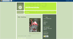 Desktop Screenshot of mrcleversocks.blogspot.com