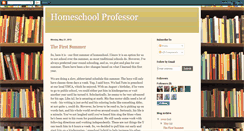 Desktop Screenshot of homeschoolprofessor.blogspot.com