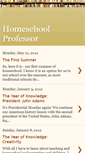 Mobile Screenshot of homeschoolprofessor.blogspot.com