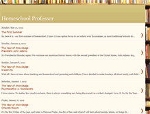 Tablet Screenshot of homeschoolprofessor.blogspot.com