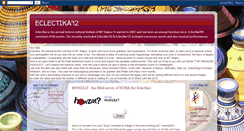 Desktop Screenshot of eclectikafever.blogspot.com