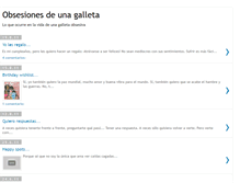 Tablet Screenshot of obsesionesdeunagalleta.blogspot.com