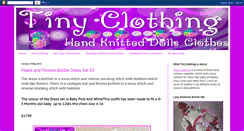 Desktop Screenshot of handknitteddollsclothes.blogspot.com