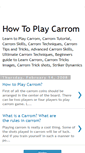 Mobile Screenshot of howtoplaycarrom.blogspot.com