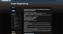 Desktop Screenshot of powerngineer.blogspot.com