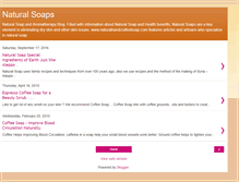 Tablet Screenshot of natural-soaps.blogspot.com