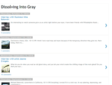 Tablet Screenshot of dissolvingintogray.blogspot.com