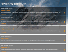 Tablet Screenshot of littleontheedge.blogspot.com