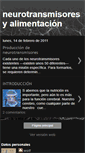Mobile Screenshot of neurotransmisoresyalimentacion.blogspot.com