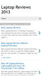 Mobile Screenshot of laptopreviewsbest.blogspot.com
