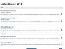 Tablet Screenshot of laptopreviewsbest.blogspot.com