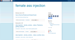 Desktop Screenshot of femaleassinjection.blogspot.com