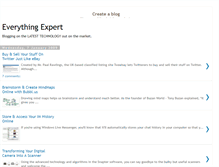 Tablet Screenshot of everythingexpert.blogspot.com