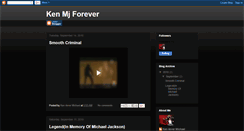 Desktop Screenshot of ken-mjforever.blogspot.com