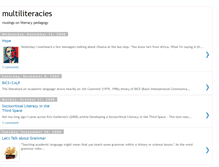 Tablet Screenshot of multipleliteracies.blogspot.com